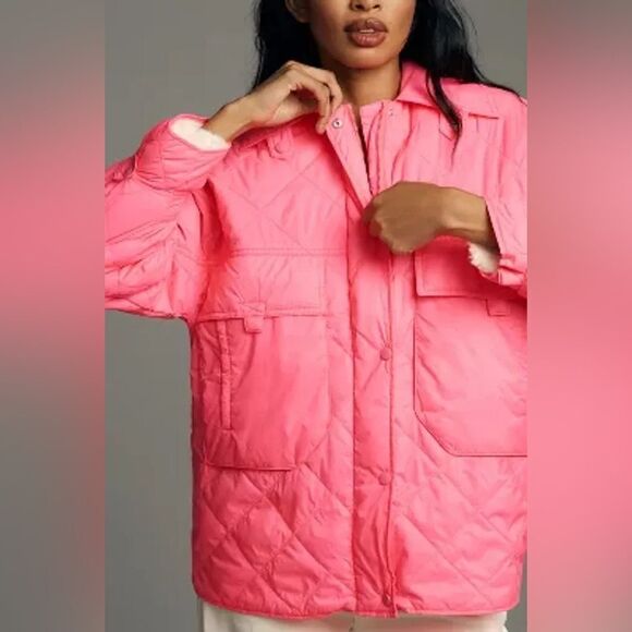 NWT Anthropologie quilted shacket. Small - Picture 2 of 3